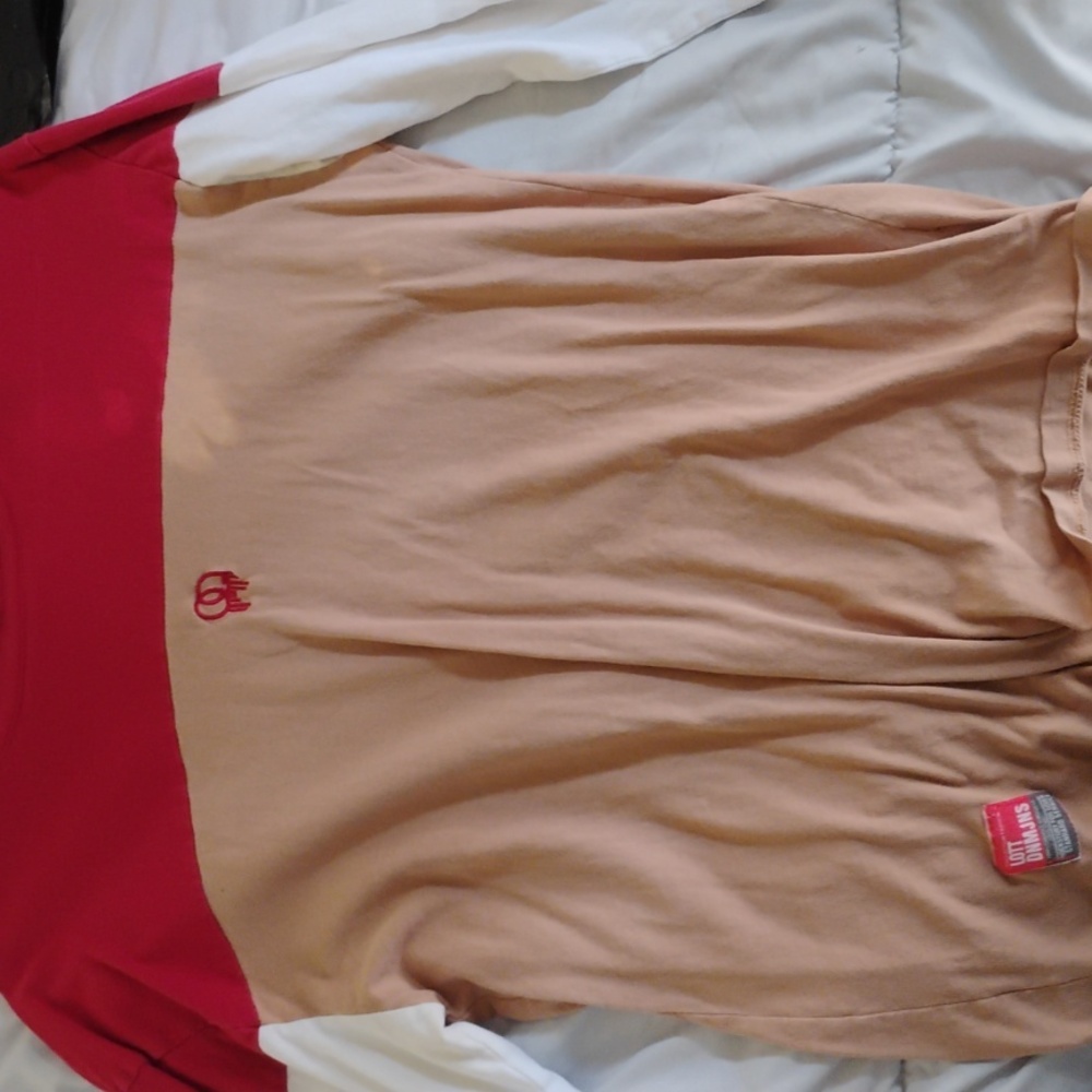 Red, Coffee, White Long sleeve